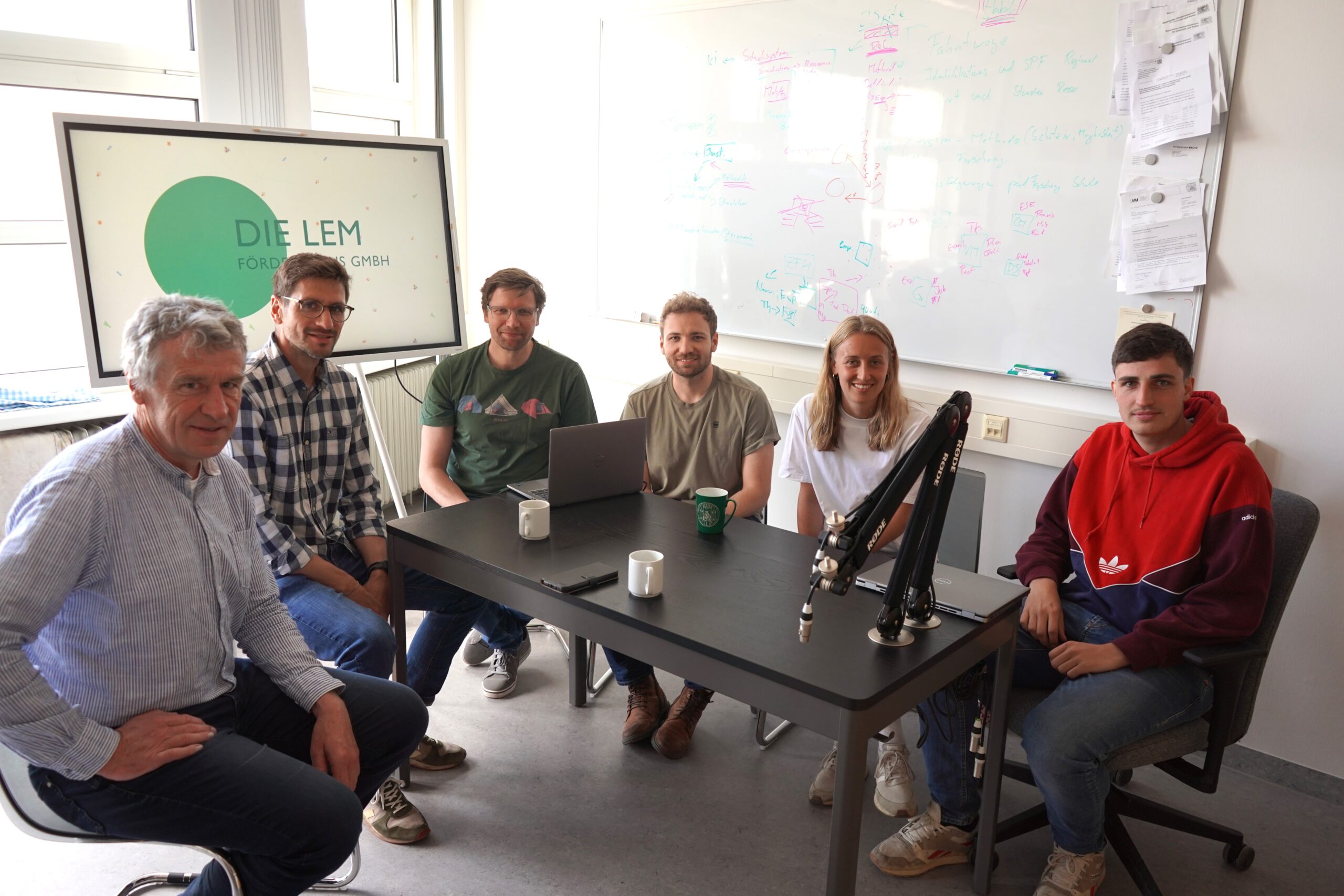 Das Team der Förder Fokus GmbH bei einem Meeting